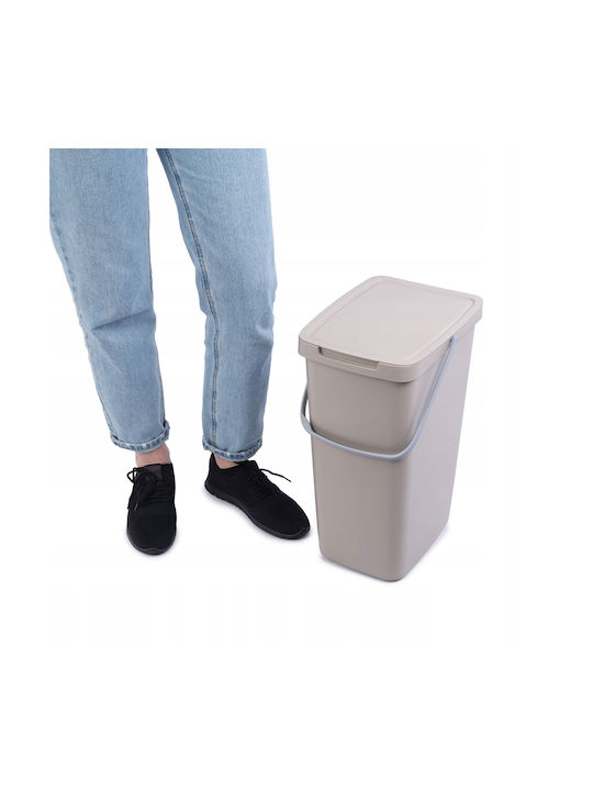 Kadax Abfalleimer Recycling Kunststoff Braun 20Es 1Stück