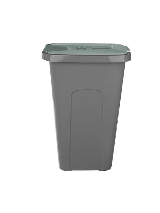 Kadax Waste Bin Waste Plastic Gray 30lt 1pcs