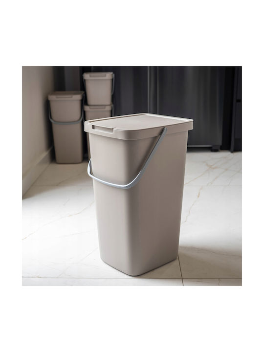 Kadax Abfalleimer Recycling Kunststoff Braun 25Es 1Stück