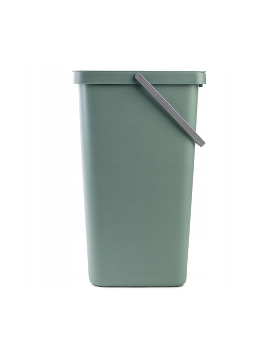 Kadax Coș de Reciclare Plastic Verde 25lt 1buc