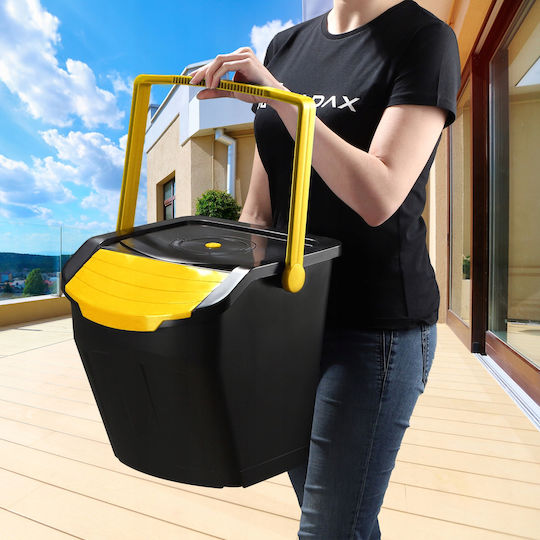 Kadax Κάδος Ανακύκλωσης Πλαστικός Πολύχρωμος 25lt