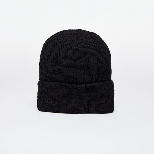 Swoosh Beanie Unisex Beanie Knitted in Black color
