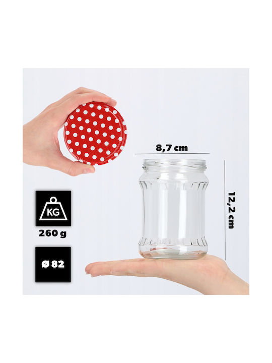 Kadax Set 1pcs Jars General Use with Lid Glass 500ml