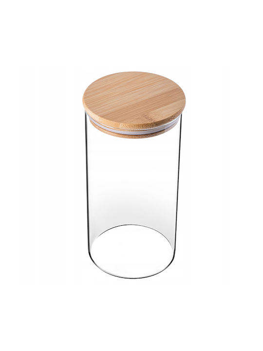 Kadax Vase Pasta with Lid Glass Transparent 1400ml