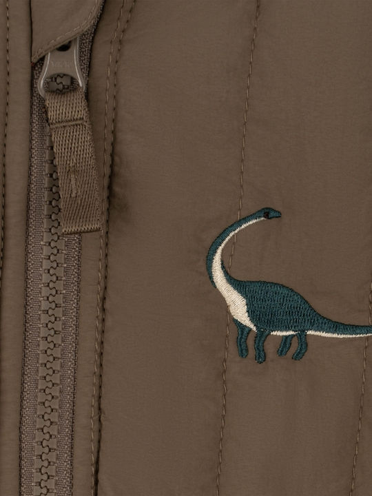Kids' Bomber with Lining Dino