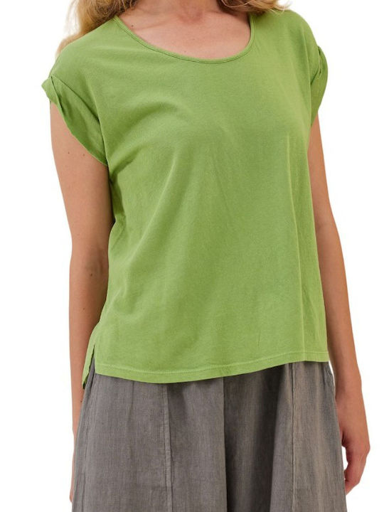 Namaste Women's Blouse Cotton Lime