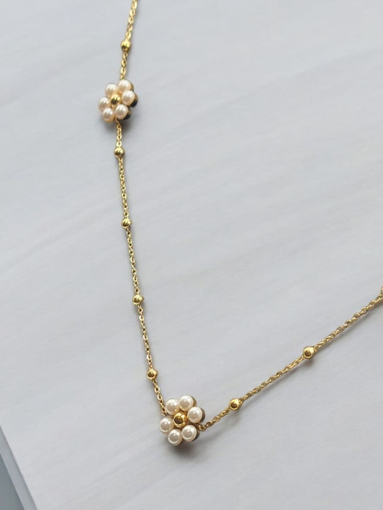 Chain Body made of Steel Gold-plated