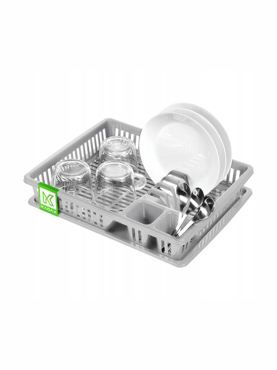 Kadax Scurgător De Chiuvetă Din Plastic Gri