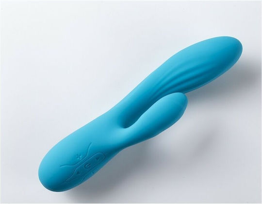Virgite Klassischer Vibrator 22cm Blau