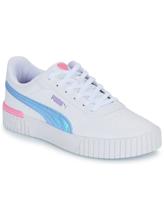 Puma Παιδικά Sneakers Carina 2.0 Λευκά