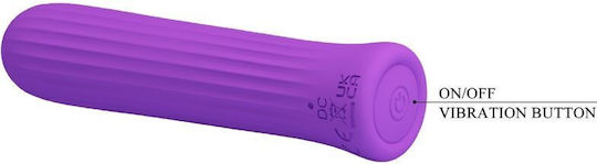 Pretty Love Stimulator Vibrator Mini Δονητής Bullet με Απομακρυσμένο Έλεγχο 10cm Μωβ