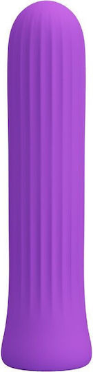 Pretty Love Stimulator Vibrator Mini Δονητής Bullet με Απομακρυσμένο Έλεγχο 10cm Μωβ