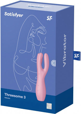 Satisfyer Threesome 3 Κλειτοριδικός Δονητής 14cm Ροζ