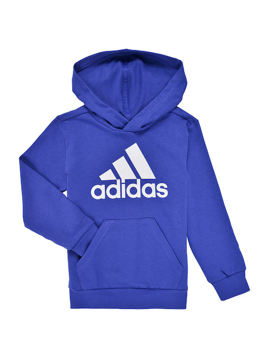 adidas Kids Sweatshirt with Hood and Pockets Blue