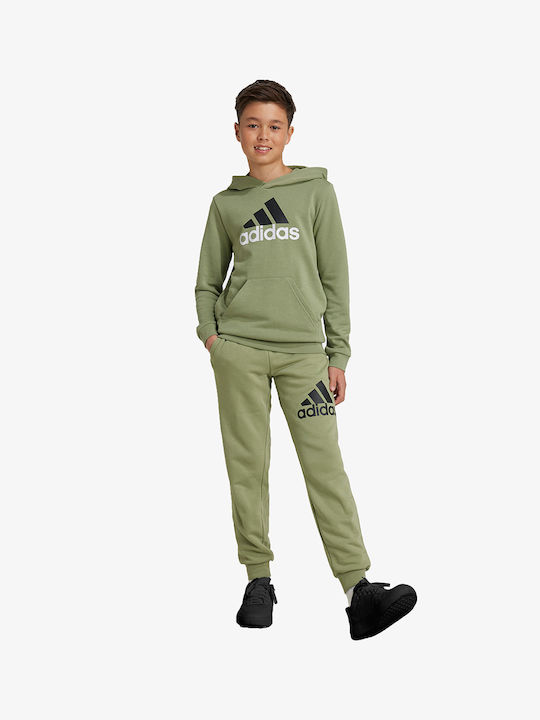 Adidas Copilăresc Set de pantaloni de trening Kaki Big Logo Pant