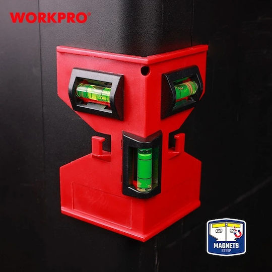 WorkPro WP262029 Plastic Spirit Level Magnetic