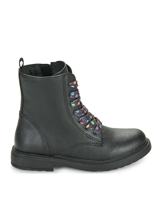 J Eclair Kids Boots with Zipper Black
