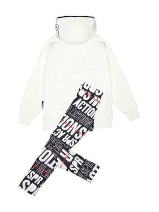 Sprint Kids Set with Leggings Winter 2pcs White