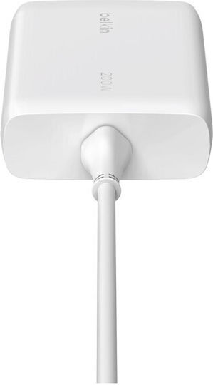 Belkin Boostcharge Pro USB-C Laptop Charger 200W for Apple with Detachable Power Cable