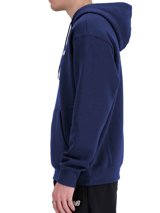 New Balance Herren Sweatshirt mit Kapuze Blau