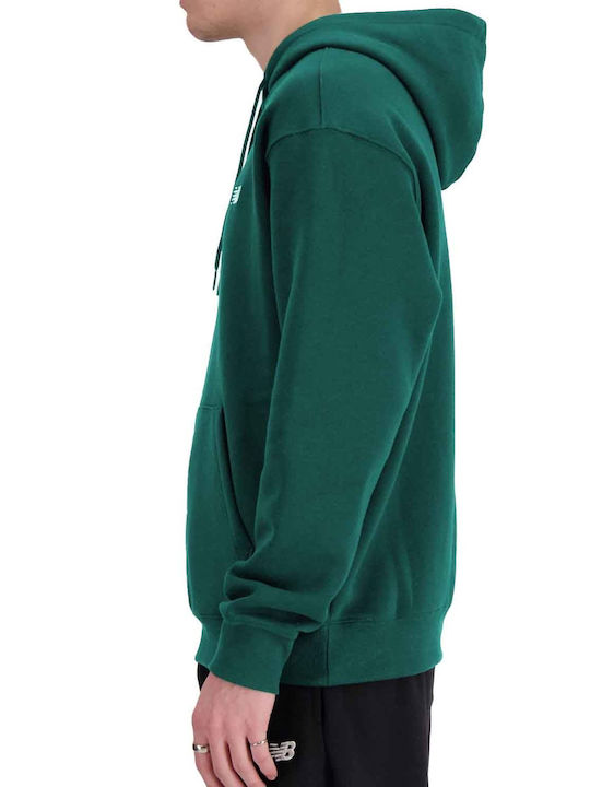 New Balance Men's Sweatshirt with Hood Green