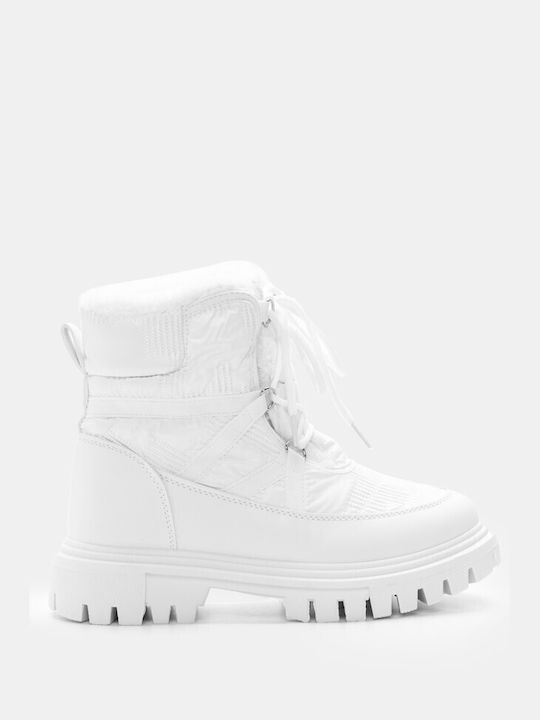 Snow Boots with Fur Lining 4291304-white