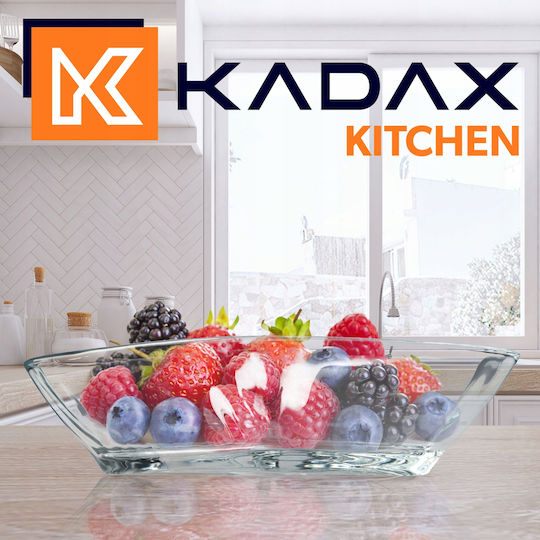 Kadax Купа за сервиране Кръгла Стъкло Прозрачен 2бр