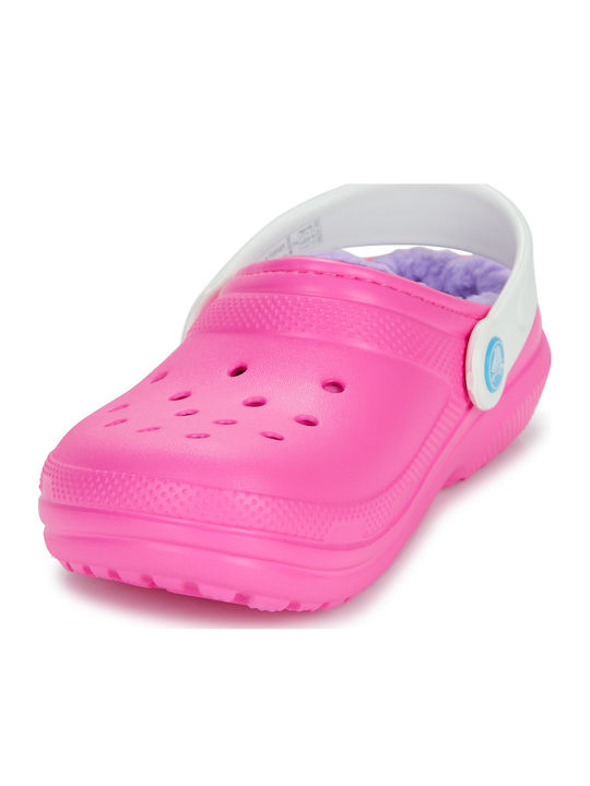 Παντόφλες Ροζ Classic Lined Clog