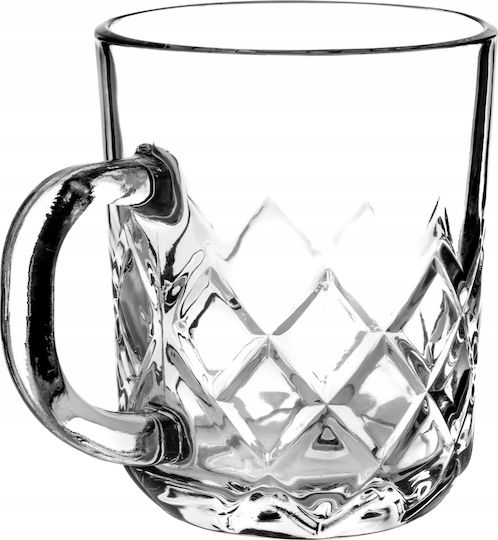 Kadax Κούπα Γυάλινη Διάφανη 230ml 12τμχ