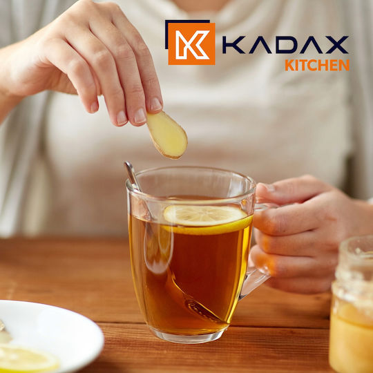 Kadax Becher Glas Transparent 350ml