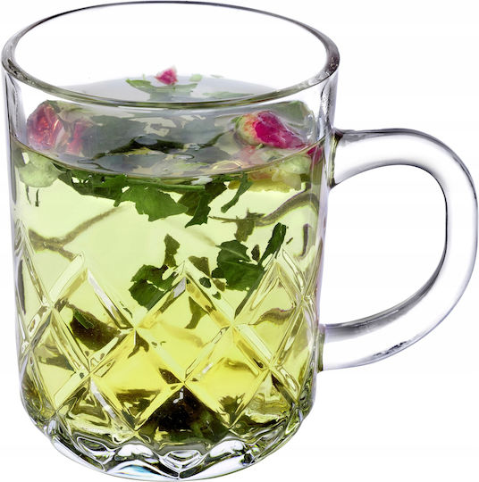 Kadax Κούπα Γυάλινη Διάφανη 230ml 12τμχ