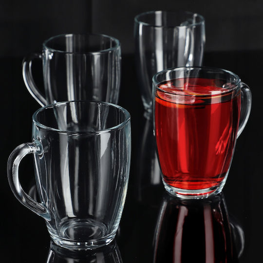 Kadax Becher Glas Transparent 350ml