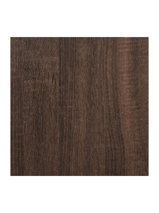 Sideboard made of Wood & Metal Brown Oak 91x35.5x74.5cm