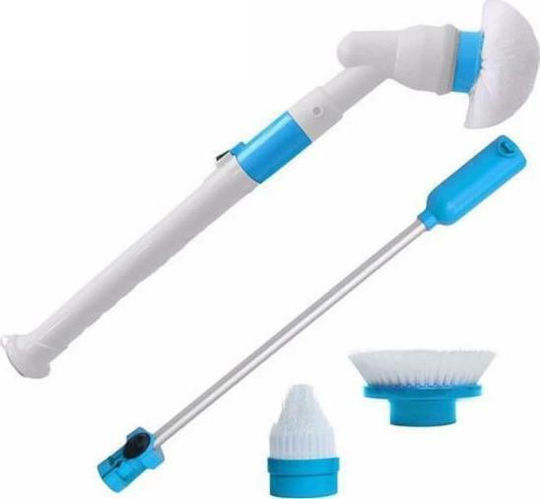 Plastic Rotating Cleaning Brush White Handle 23521-94