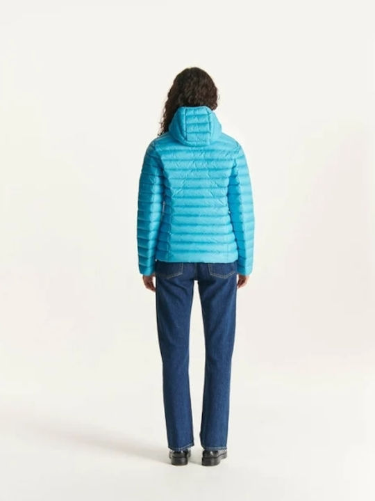 Jott Women's Short Lifestyle Jacket for Winter Sky Blue