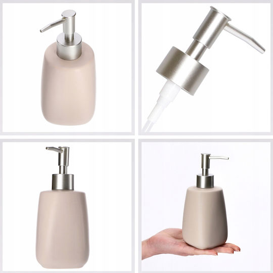 Kadax Set Accesorii Pentru Baie Ceramică Bej 3 Bucăți