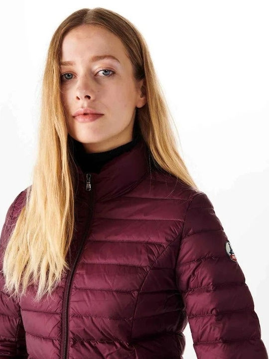 Jott Women's Short Lifestyle Jacket for Winter Burgundy