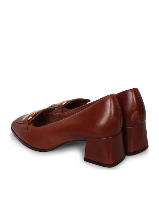 Tamaris Leather Classic Pumps Κονιάκ