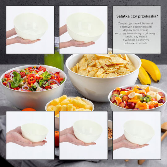 Kadax Salatschüssel Kunststoff Gray 1Stück