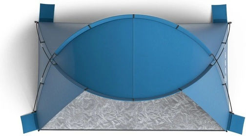 Husky Blum 4 Personen Blaue Strandsonnenschutz & Zelte