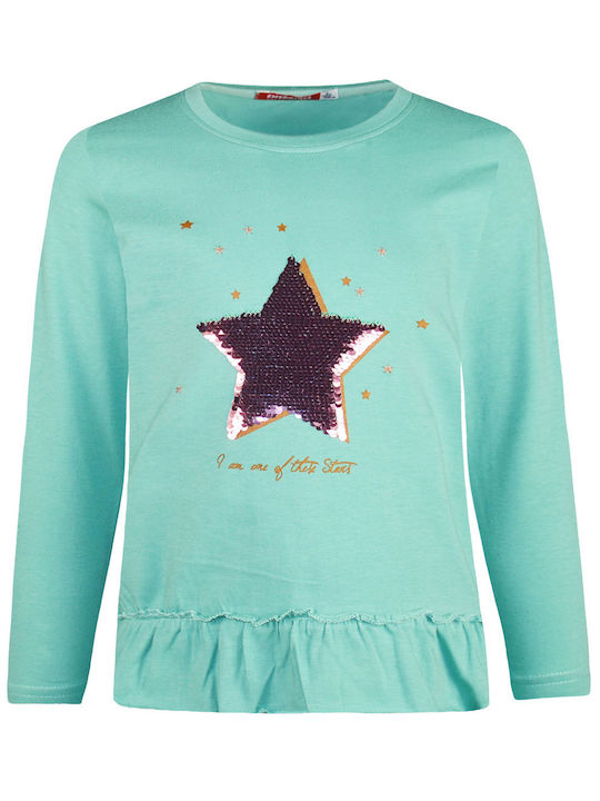 Energiers Kids Blouse Long Sleeve Emerald