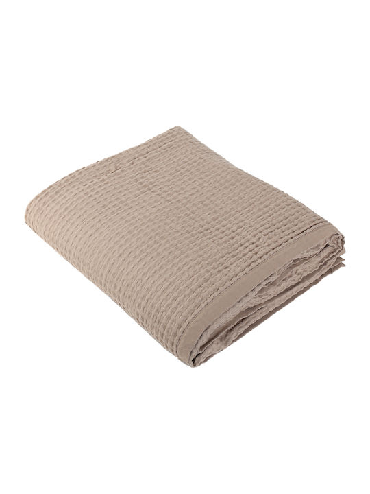 Nef-Nef Homeware New Golf Blanket Pique Queen 220x240cm. 023429 Linen