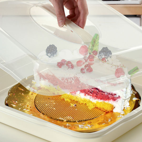 Kadax Kunststoff Aufbewahrungsbox mit Deckel Braun 1Stück