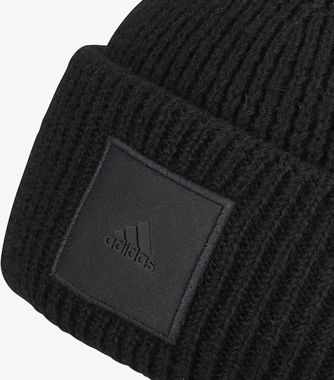 Beanie Unisex Beanie Knitted in Black color