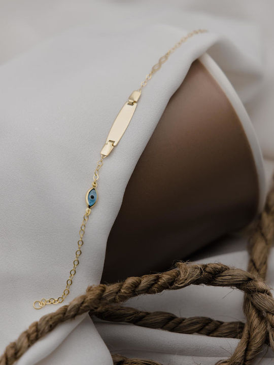 Themelidis Jewels Βραχιόλι Ταυτότητα Χρυσό 9K Themelidis Jewels Βραχιόλι Ταυτότητα Χρυσό 9K