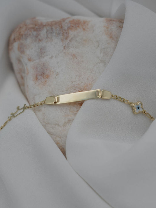 Themelidis Jewels Βραχιόλι Ταυτότητα Χρυσό 9K Themelidis Jewels Βραχιόλι Ταυτότητα Χρυσό 9K