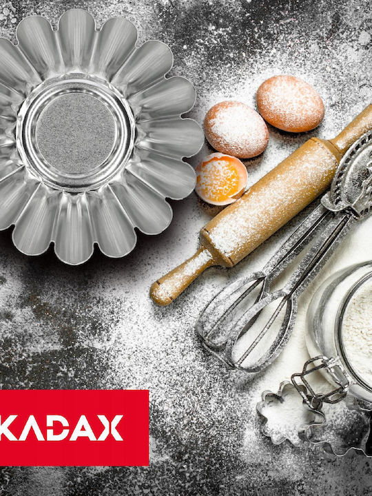 Kadax Φόρμα Ζαχαροπλαστικής για Κρέμα Καραμελέ από Αλουμίνιο