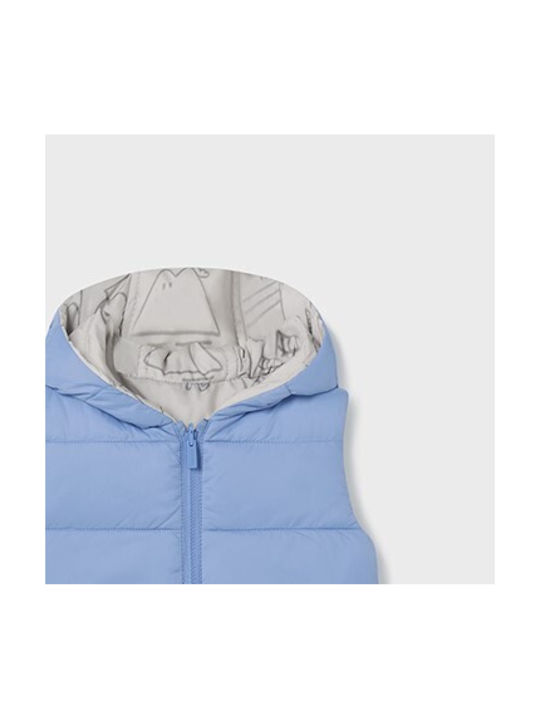 Mayoral Kids Casual Jacket Sleeveless Double Sided Blue