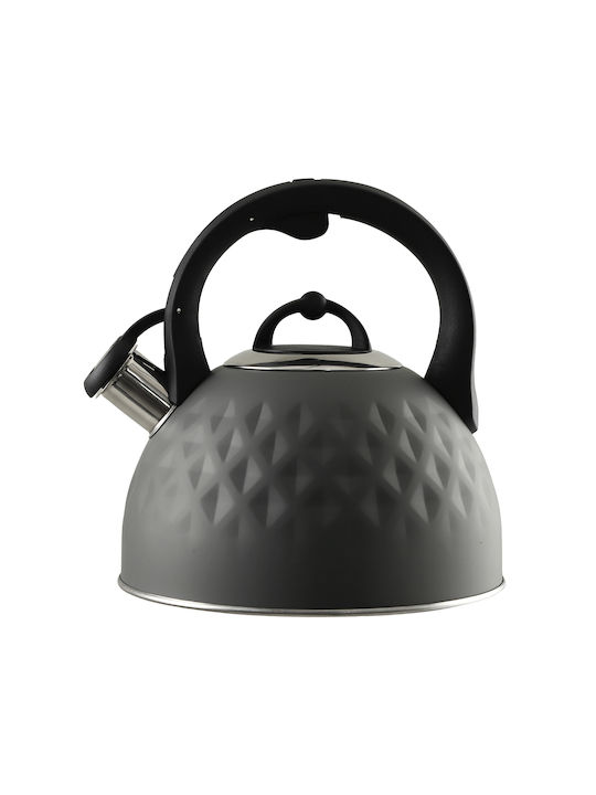 Kadax Teekanne Rostfreier Stahl Gray 2500ml