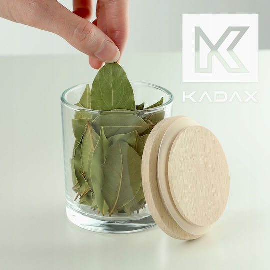 Kadax Οργανωτές Μπαχαρικών Γυάλινοι Πράσινοι 3τμχ